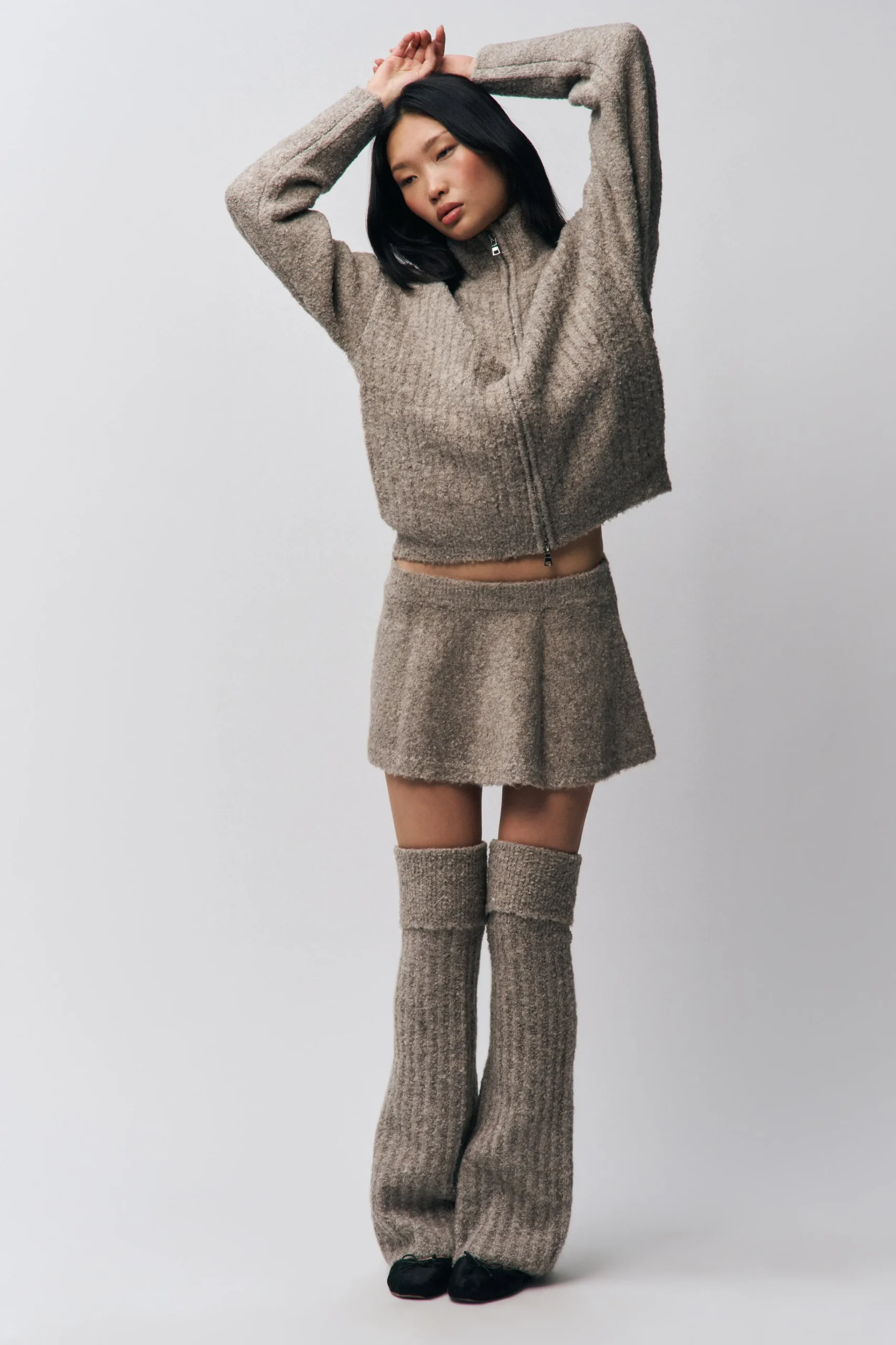 GUIZIO Mila Zip Up- Sweaters|Knitwear