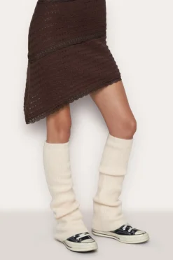GUIZIO Mohair Rib Leg Warmers- Cold Weather Accessories