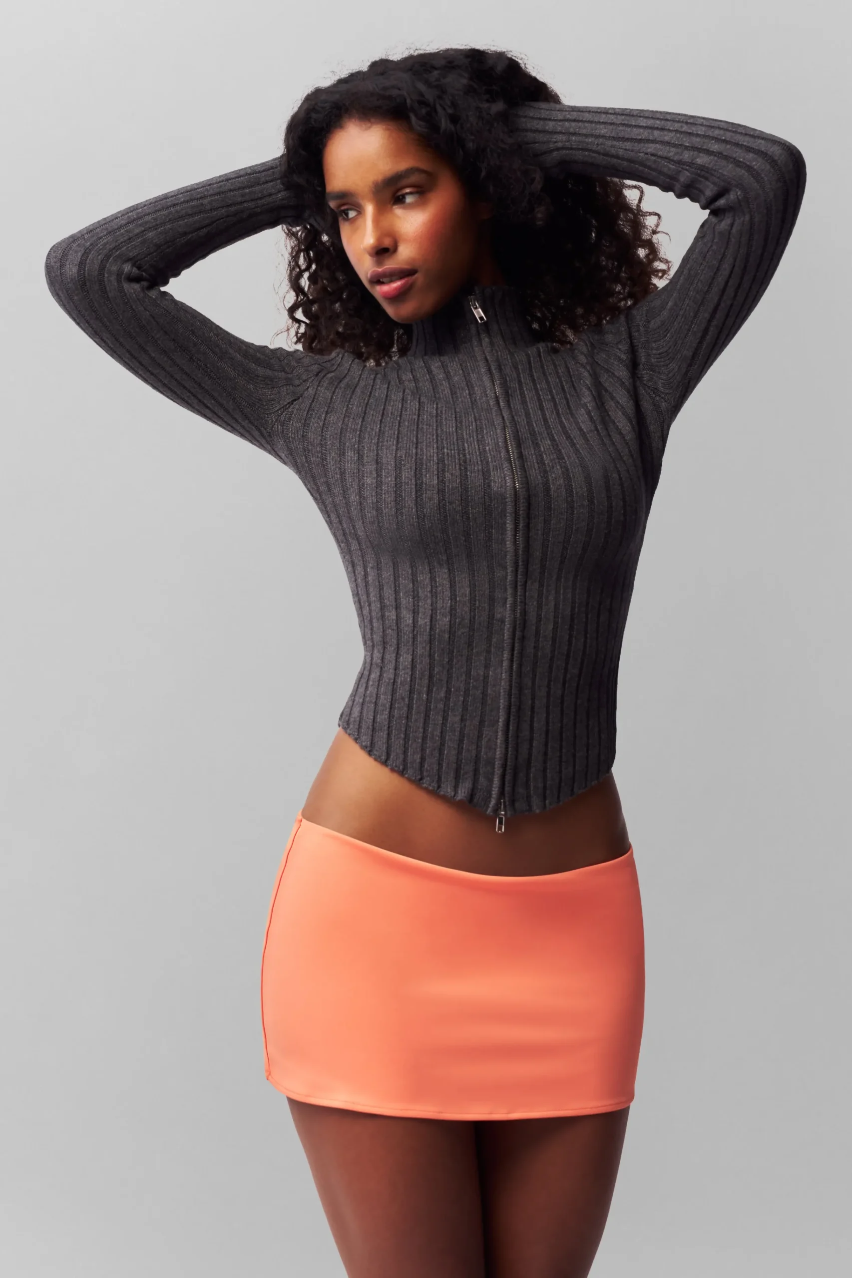 GUIZIO Nell Zip Up- Tops|Knitwear