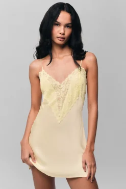 GUIZIO Nova Slip Mini Dress- Mini Dresses|Dresses