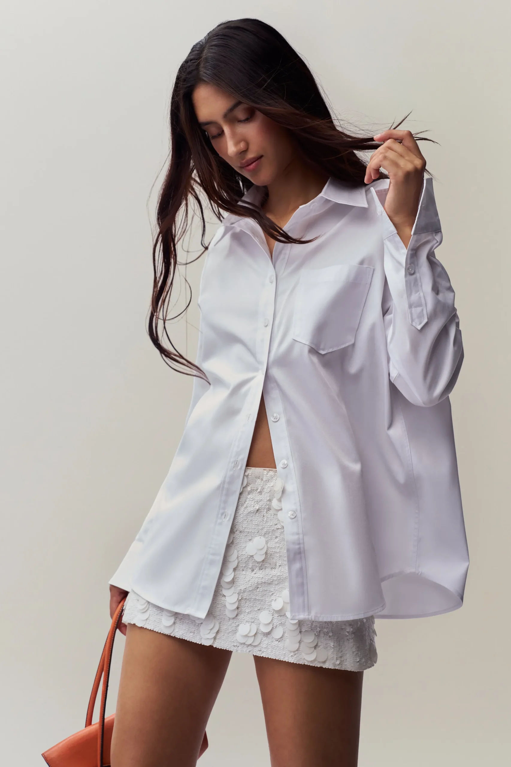 GUIZIO Oona Button Down- Tops