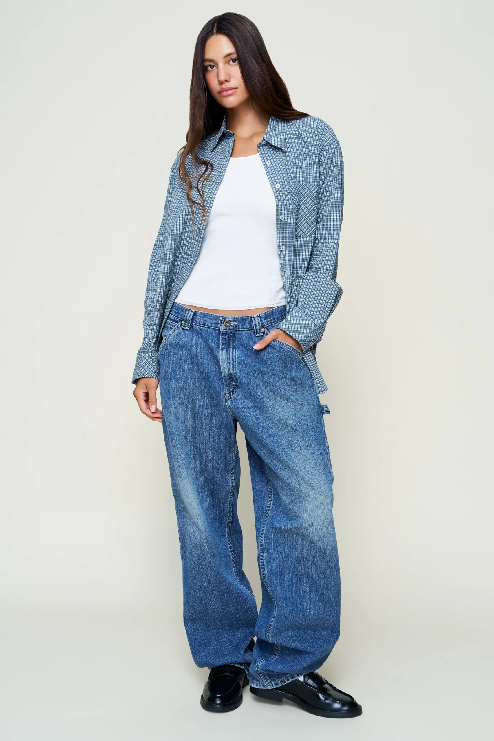 GUIZIO Oona Buttondown- Long Sleeve Tops|Tops