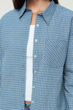 GUIZIO Oona Buttondown- Long Sleeve Tops|Tops