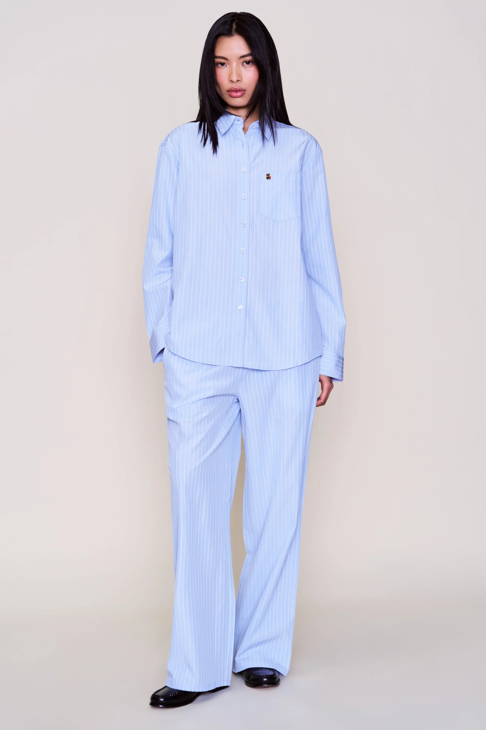 GUIZIO Oona Buttondown- Long Sleeve Tops|Tops