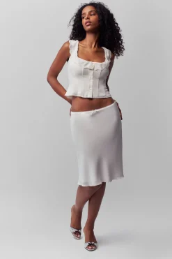 GUIZIO Paloma Lace Top- Sleeveless Tops|Tops