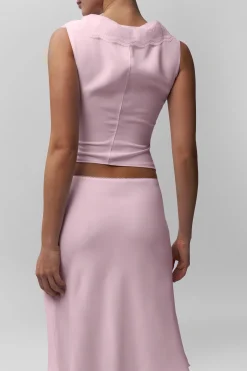 GUIZIO Paloma Lace Top- Sleeveless Tops|Tops