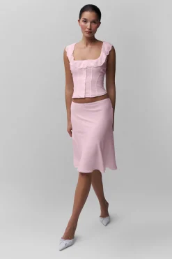 GUIZIO Paloma Lace Top- Sleeveless Tops|Tops