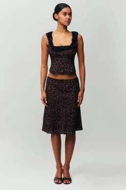 GUIZIO Paloma Lace Top- Sleeveless Tops|Tops