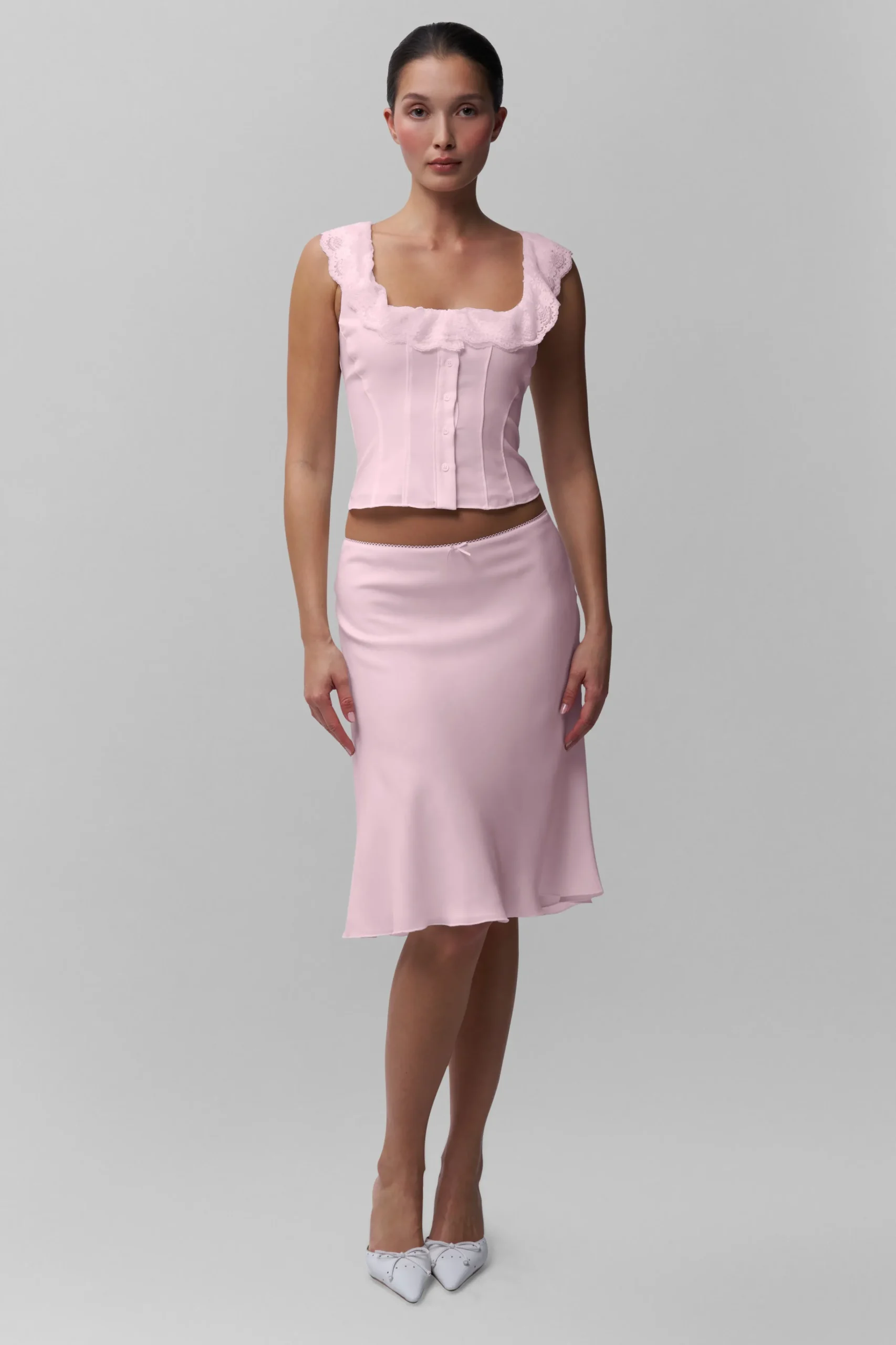 GUIZIO Paloma Skirt- Midi Skirts|Skirts