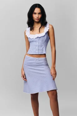 GUIZIO Paloma Skirt- Midi Skirts|Skirts