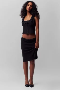GUIZIO Paloma Skirt- Midi Skirts|Skirts