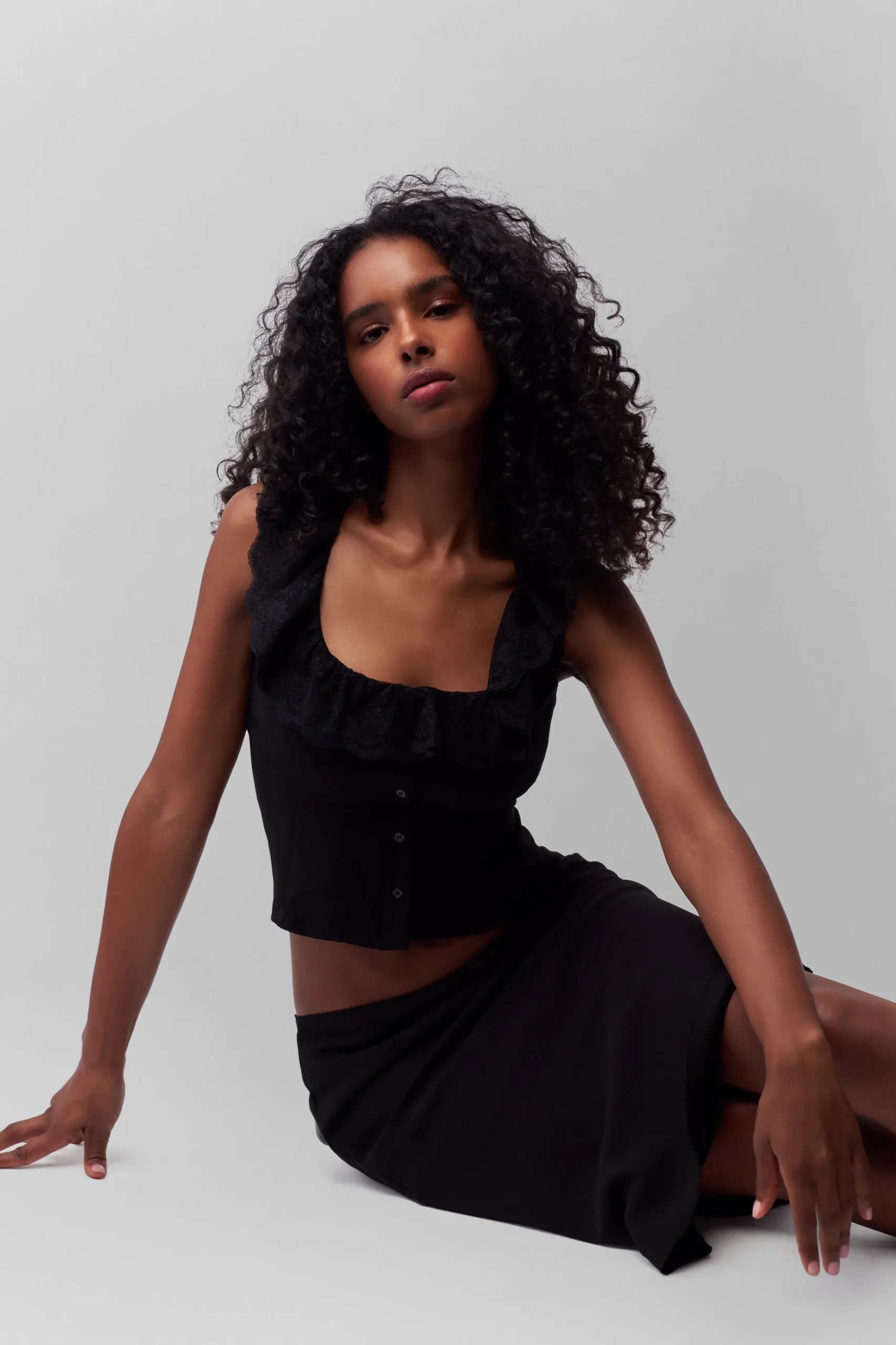 GUIZIO Paloma Skirt- Midi Skirts|Skirts