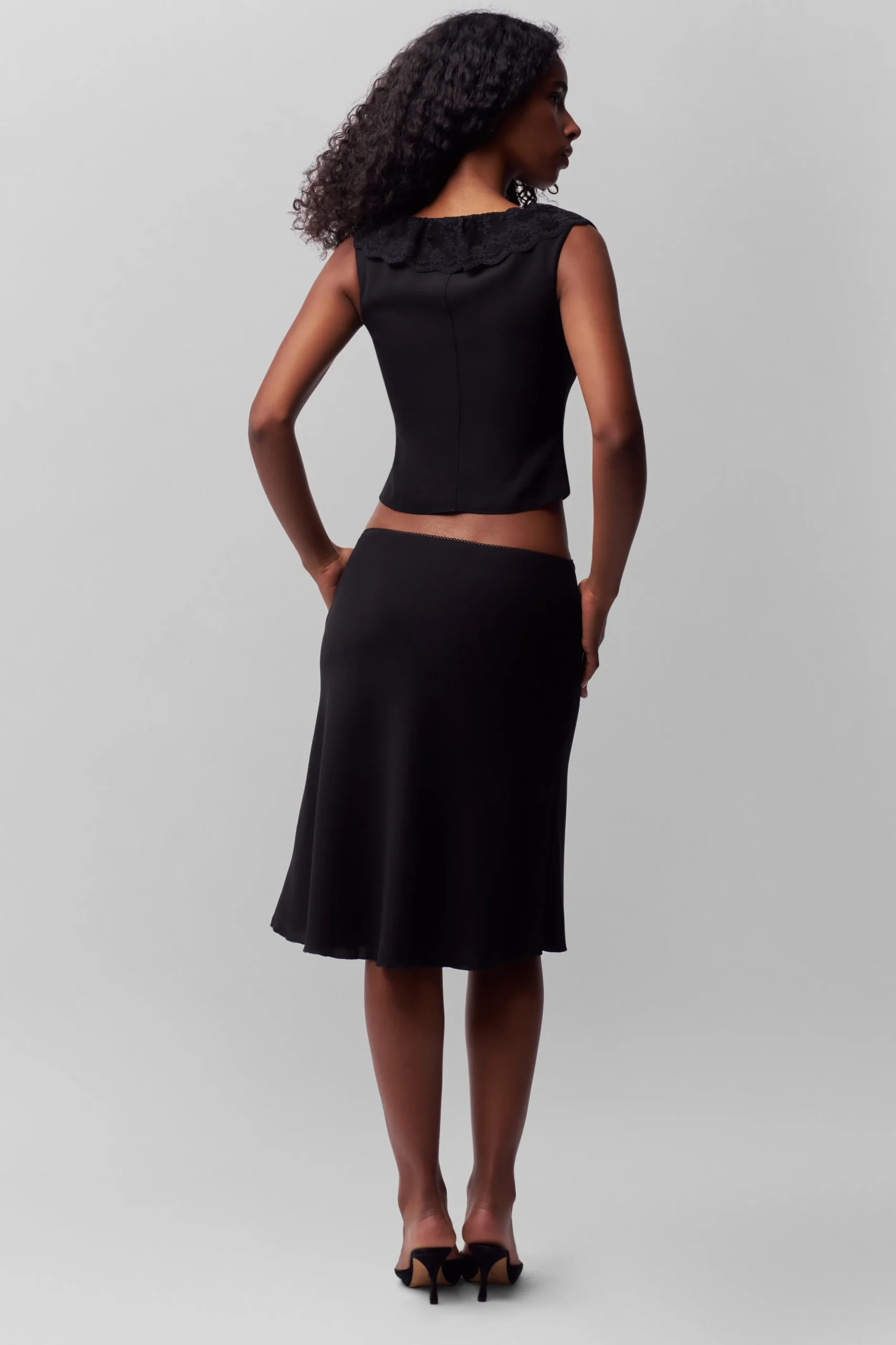 GUIZIO Paloma Skirt- Midi Skirts|Skirts