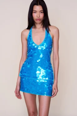 GUIZIO Paradise Top- Halter Tops|Sleeveless Tops