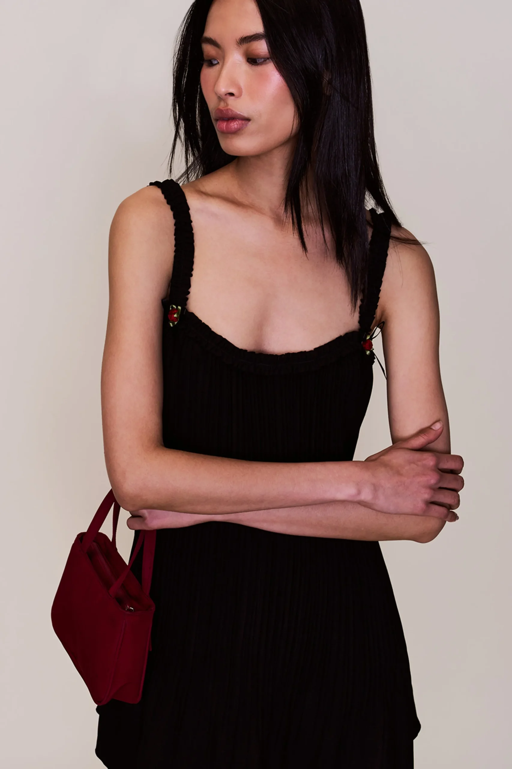 GUIZIO Penelope Plisse Dress- Mini Dresses|Dresses