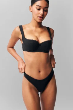 GUIZIO Pointelle Lace Thong- Intimates