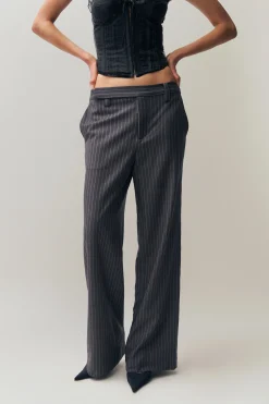 GUIZIO Raina Pinstripe Pant- Pants