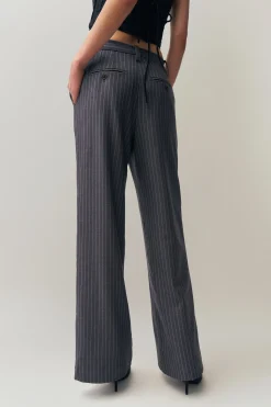 GUIZIO Raina Pinstripe Pant- Pants