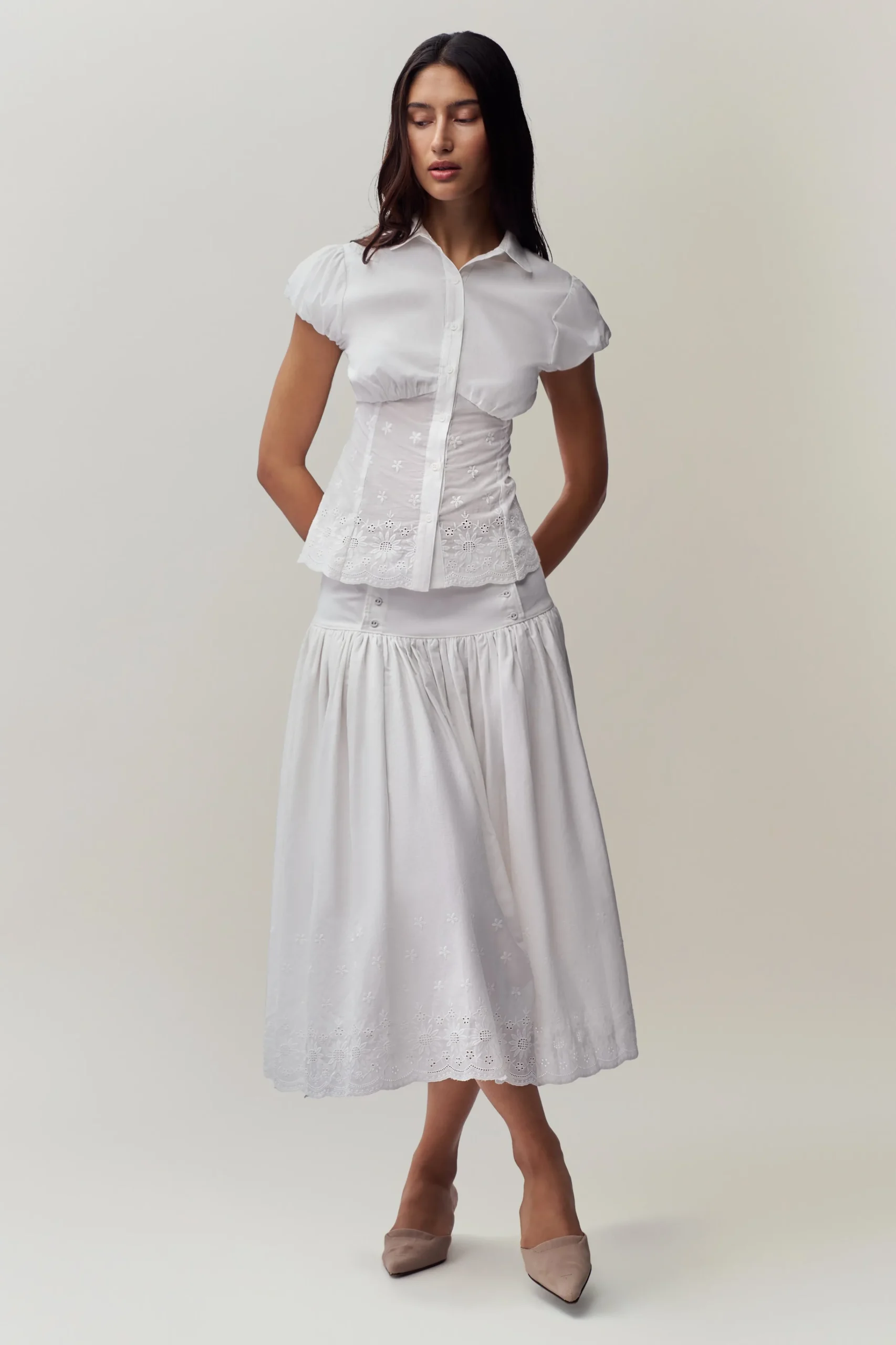 GUIZIO Rinka Maxi Skirt- Maxi Skirts|Skirts
