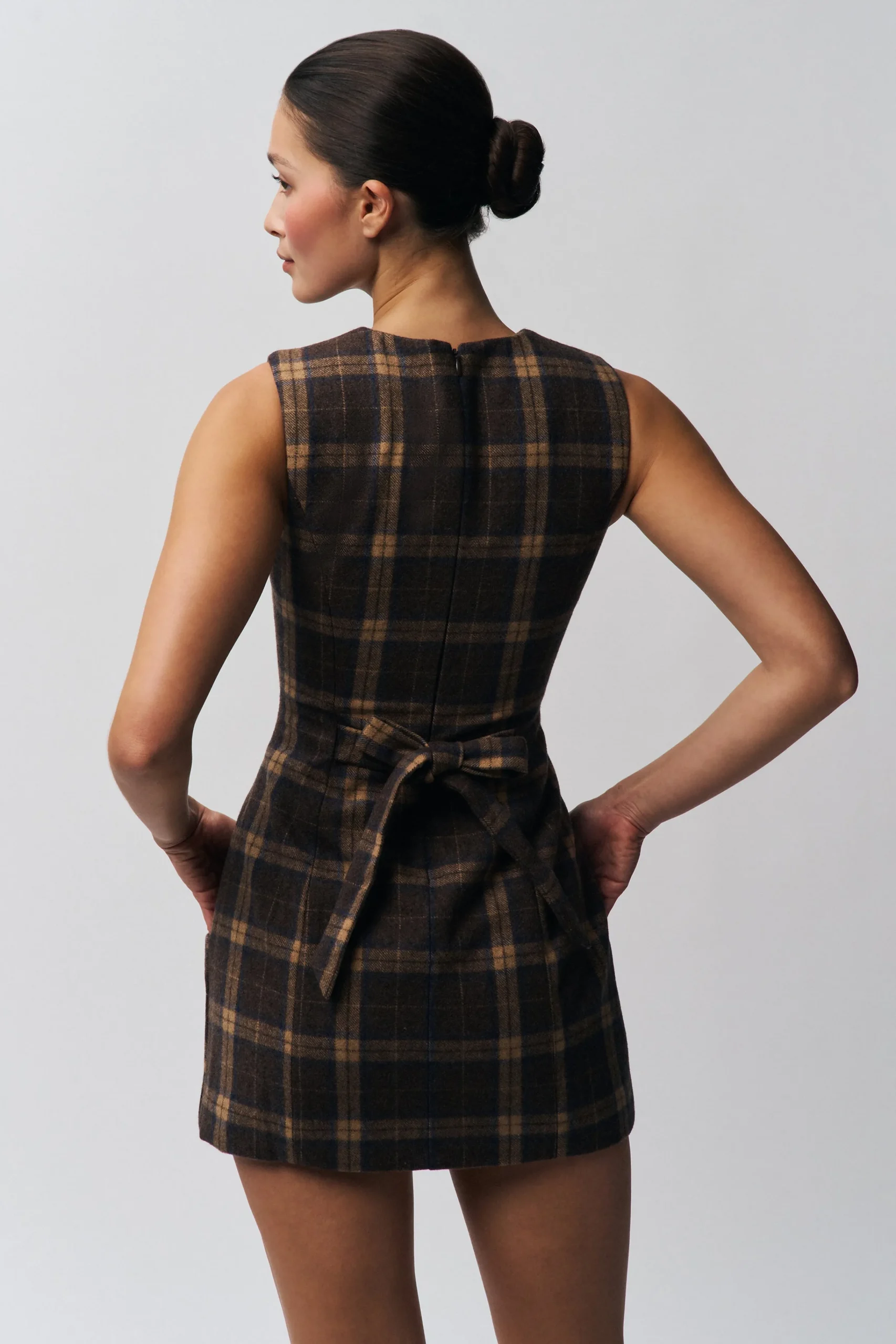 GUIZIO Rowan Tartan Dress- Mini Dresses|Dresses