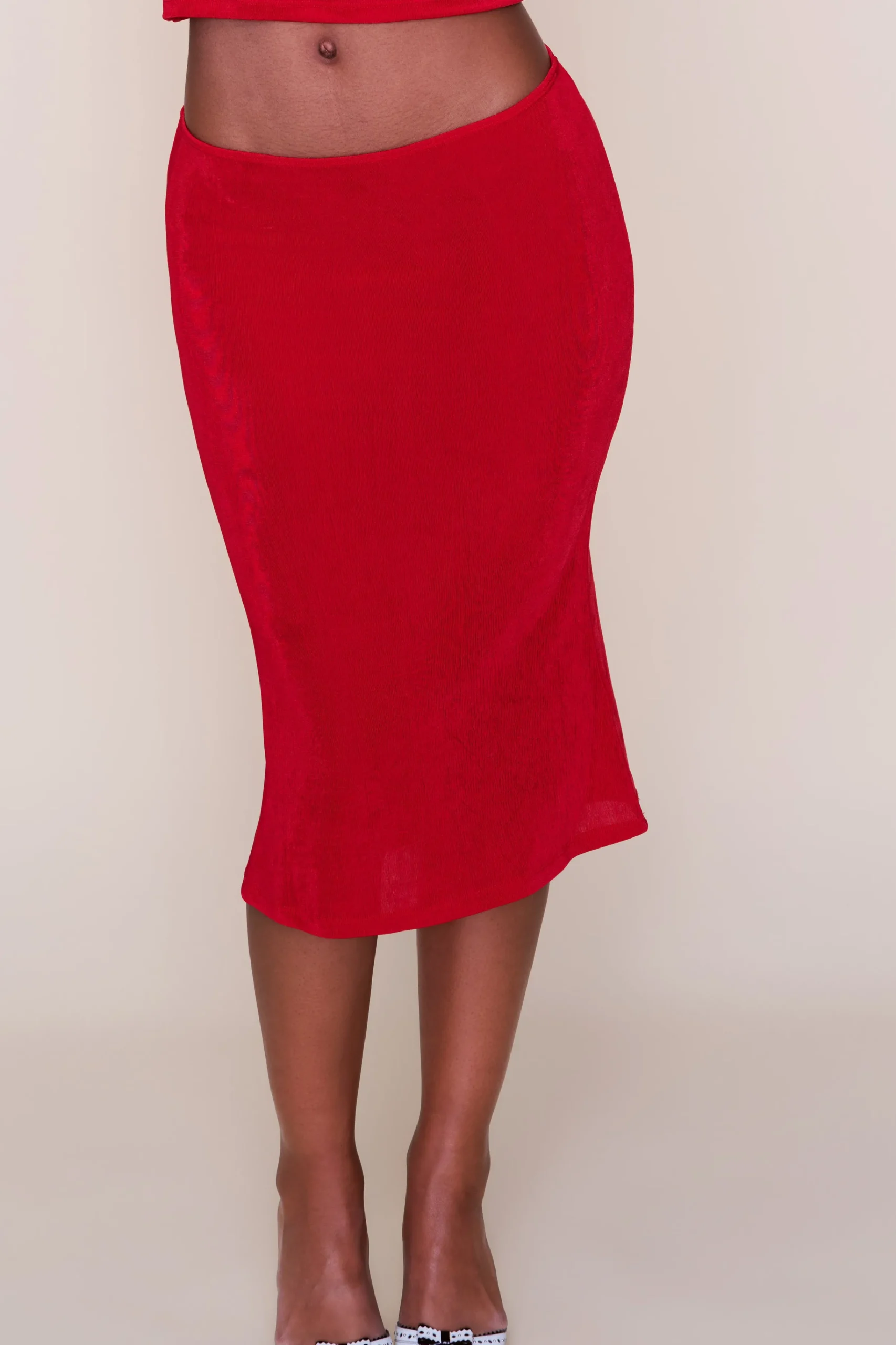 GUIZIO Selene Midi Skirt- Midi Skirts|Skirts