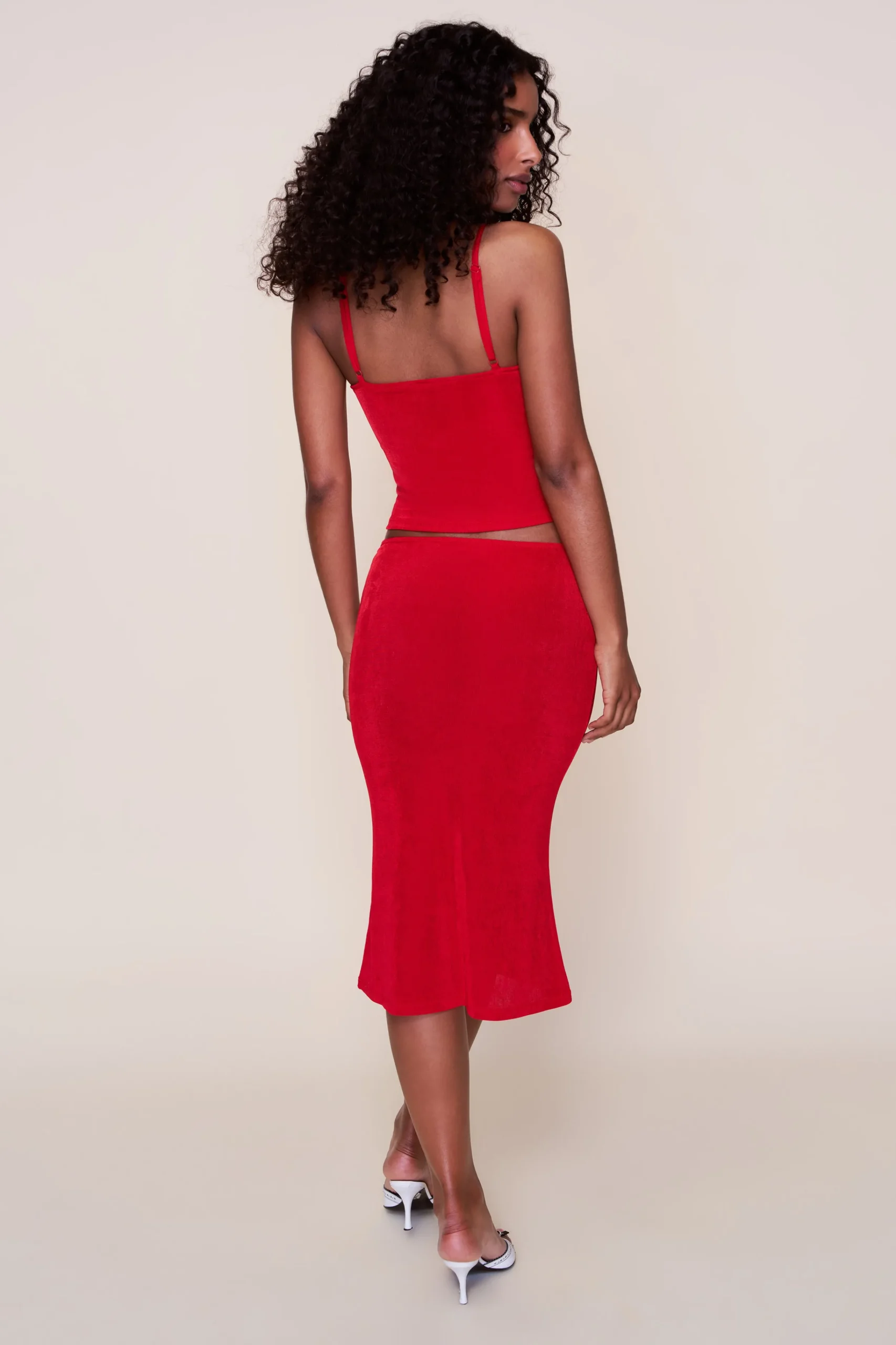 GUIZIO Selene Midi Skirt- Midi Skirts|Skirts