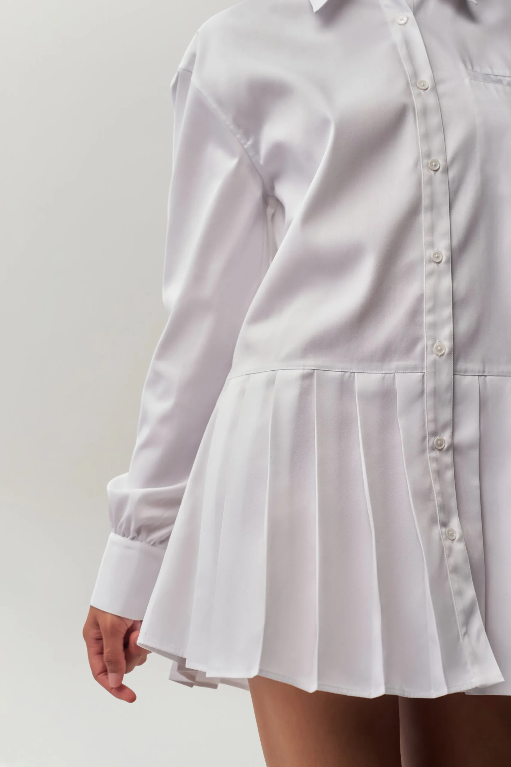 GUIZIO Sennae Shirt Dress- Mini Dresses|Dresses