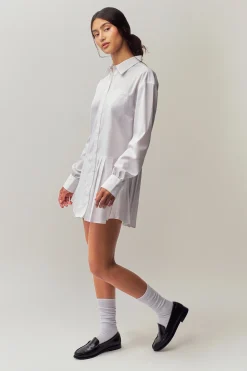 GUIZIO Sennae Shirt Dress- Mini Dresses|Dresses