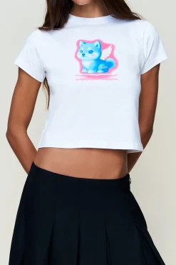 GUIZIO Shiba Graphic Tee- Tees|Tops