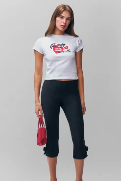 GUIZIO Shrunken Tee NY- Tees|Short Sleeve Tops