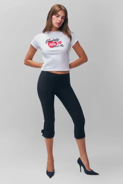 GUIZIO Shrunken Tee NY- Tees|Short Sleeve Tops