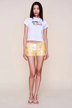 GUIZIO Shrunken Tee Palm Springs- Tees|Short Sleeve Tops