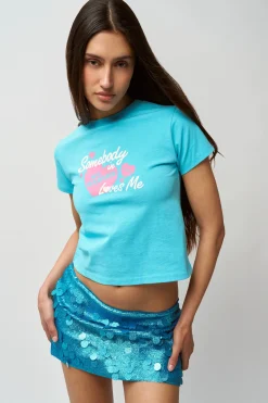 GUIZIO Shrunken Tee St. Barts- Tees|Short Sleeve Tops