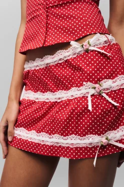 GUIZIO Simone Mini Skirt- Mini Skirts|Skirts