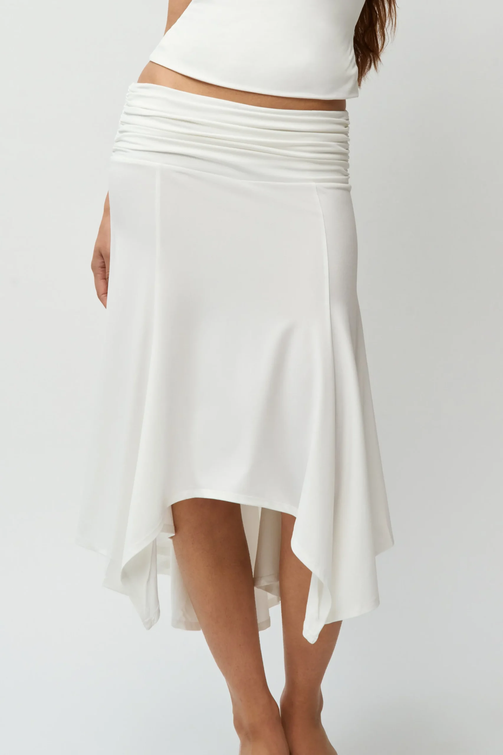 GUIZIO Soffiano Skirt- Midi Skirts|Skirts