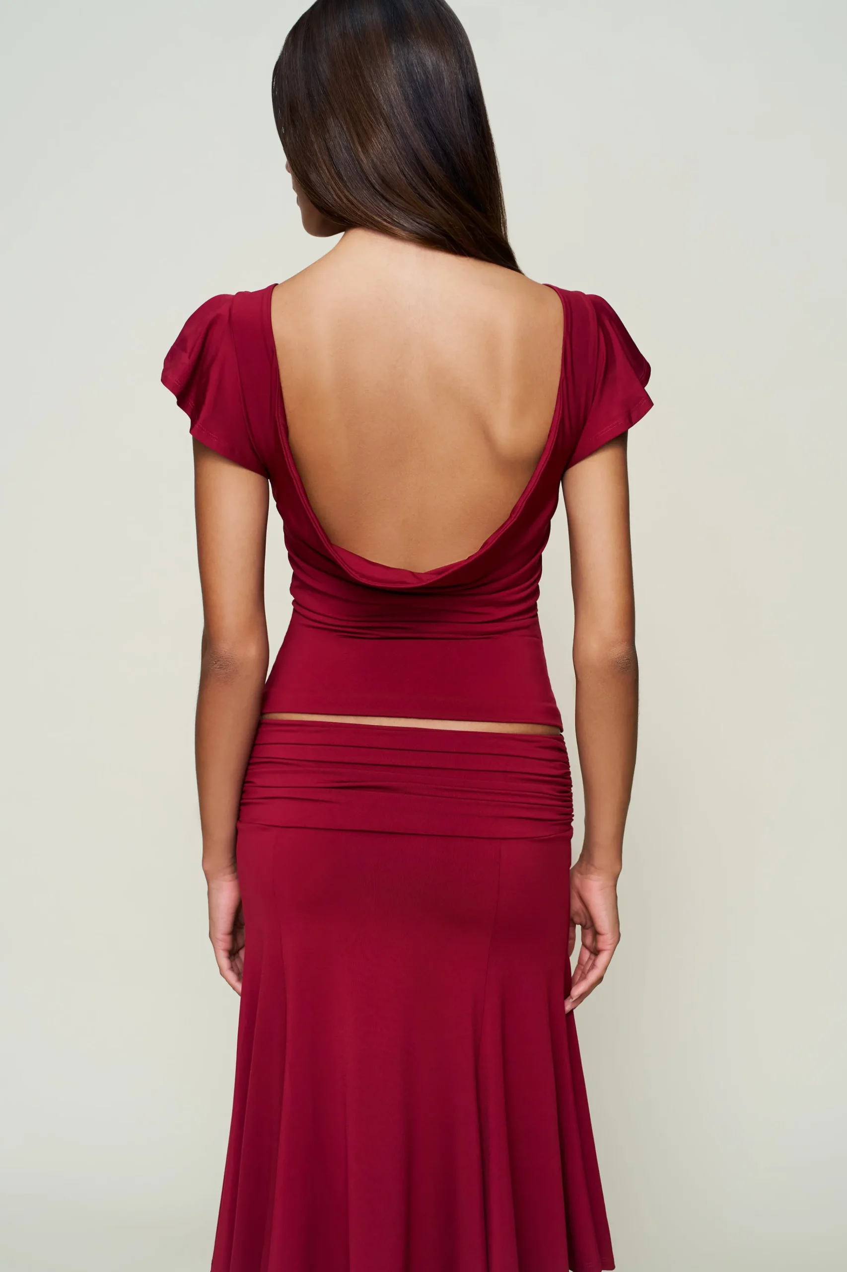 GUIZIO Soffiano Top- Short Sleeve Tops|Tops