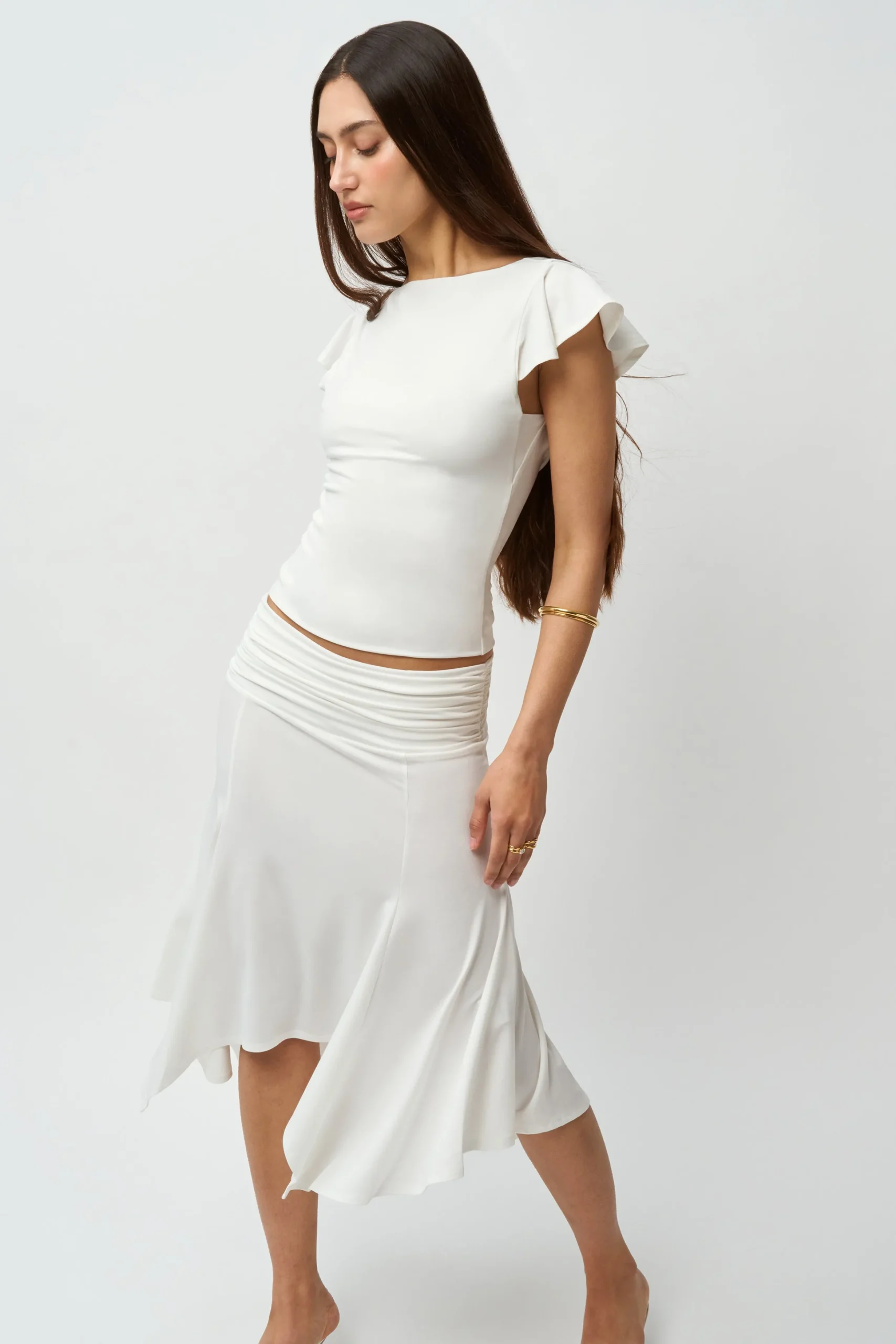 GUIZIO Soffiano Top- Short Sleeve Tops|Tops