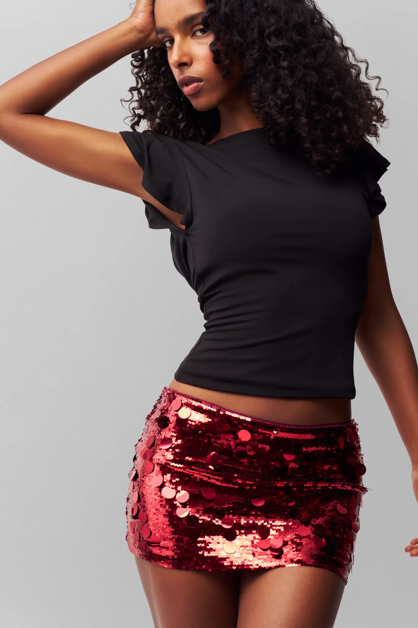 GUIZIO Soffiano Top- Short Sleeve Tops|Tops