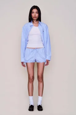 GUIZIO Stripe Bloomers- Shorts