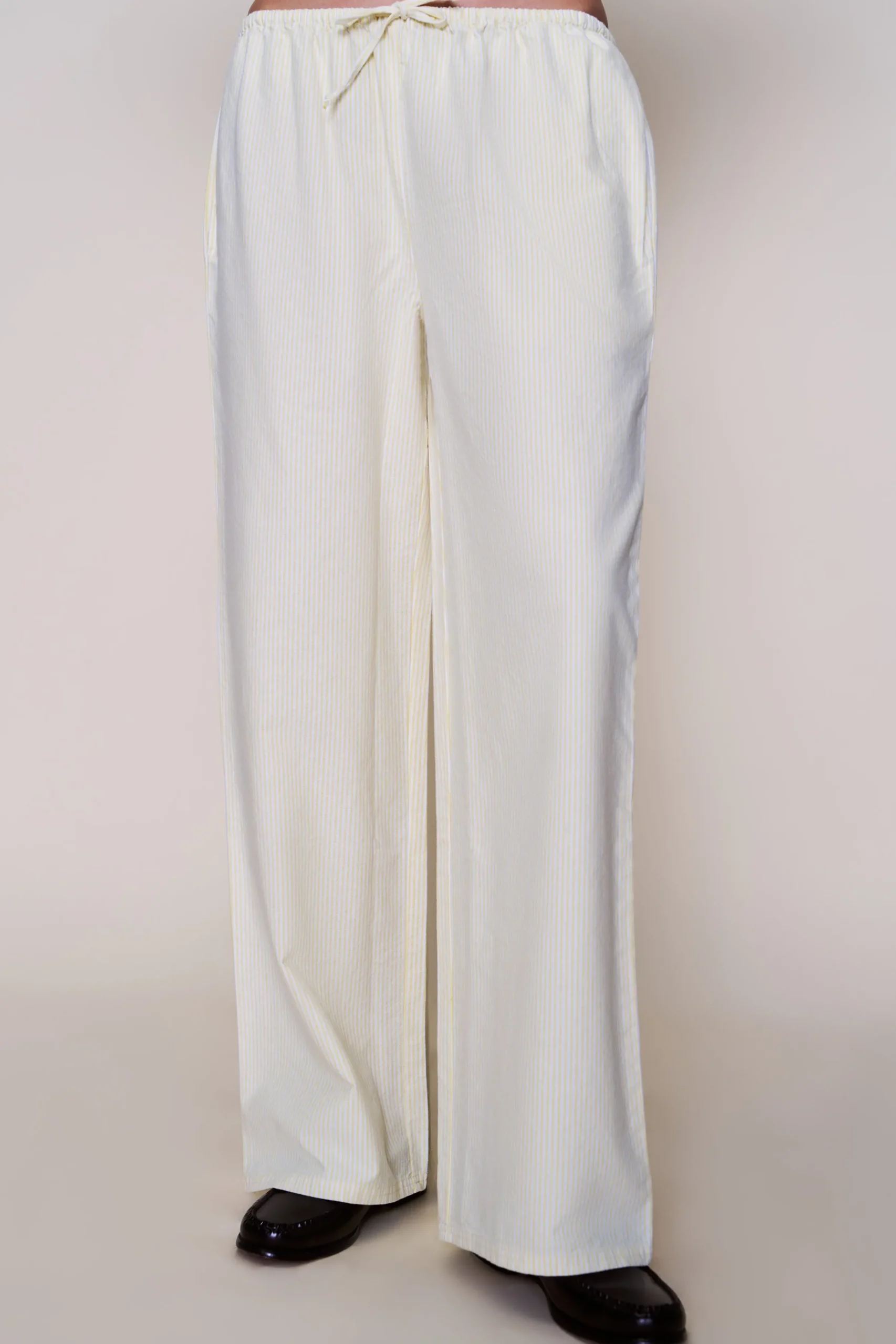 GUIZIO Stripe Lounge Pant- Pants