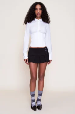 GUIZIO Tailored Corset Long Sleeve- Long Sleeve Tops|Corsets