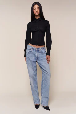 GUIZIO Tailored Corset Long Sleeve- Long Sleeve Tops|Corsets