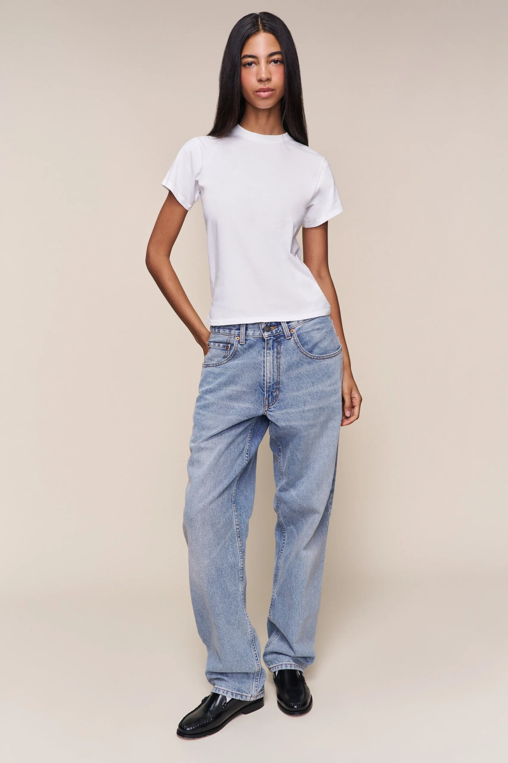 GUIZIO The Everyday Relaxed Tee- Short Sleeve Tops|Tops