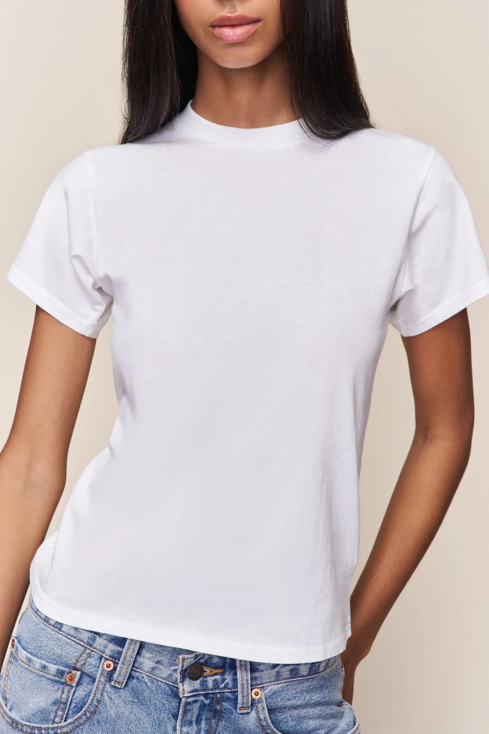 GUIZIO The Everyday Relaxed Tee- Short Sleeve Tops|Tops